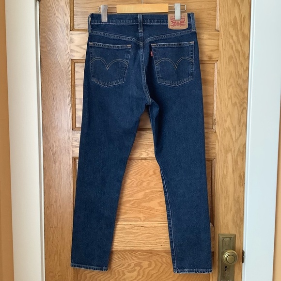 LEVI'S 501 S Skinny High Rise Blue Jeans - Picture 4 of 14